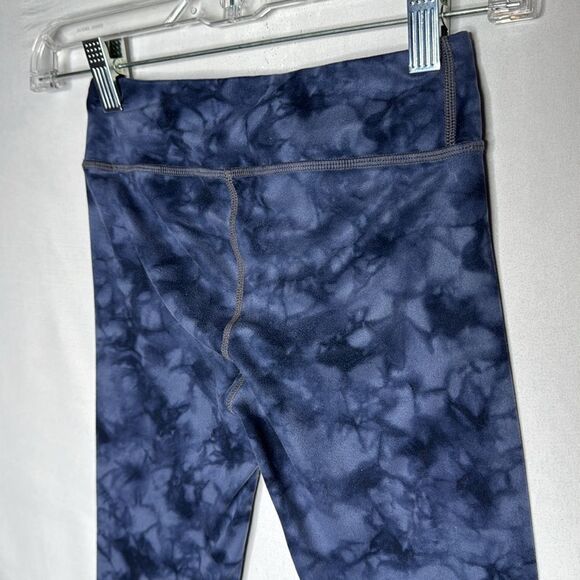 Athleta Girl Navy Blue Tye Dye Leggings. Size M 8/10. - Picture 6 of 8
